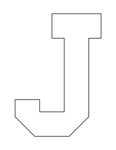 Letter J Coloring Pdf, Free Vectors File